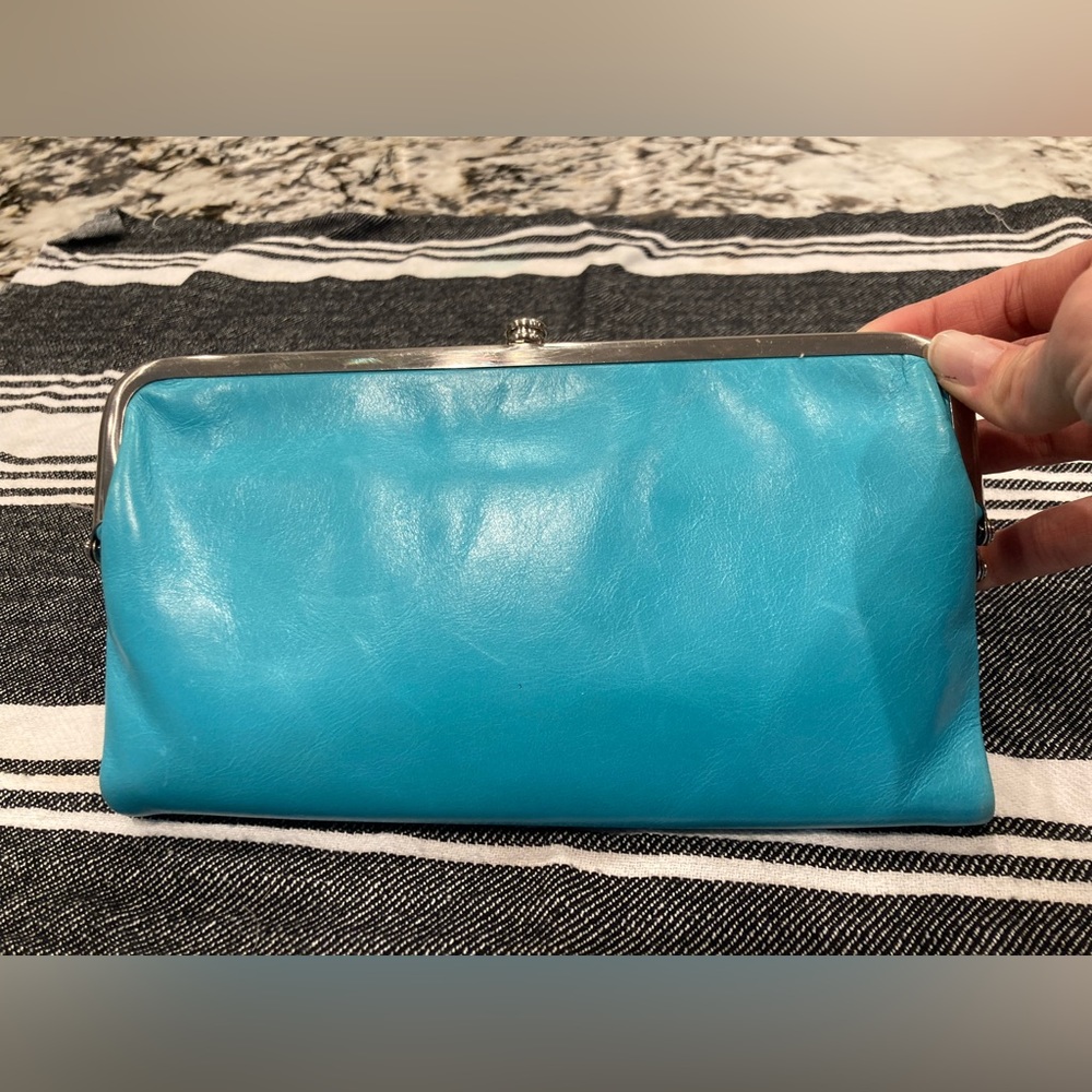 Turquoise Hobo Lauren wallet clutch